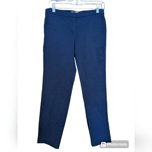 Tommy Bahama Women's Linen Blend Crop Stretchy Slacks. Navy. sz 2